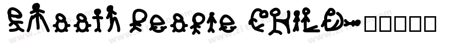 Smooth People CHILD字体转换